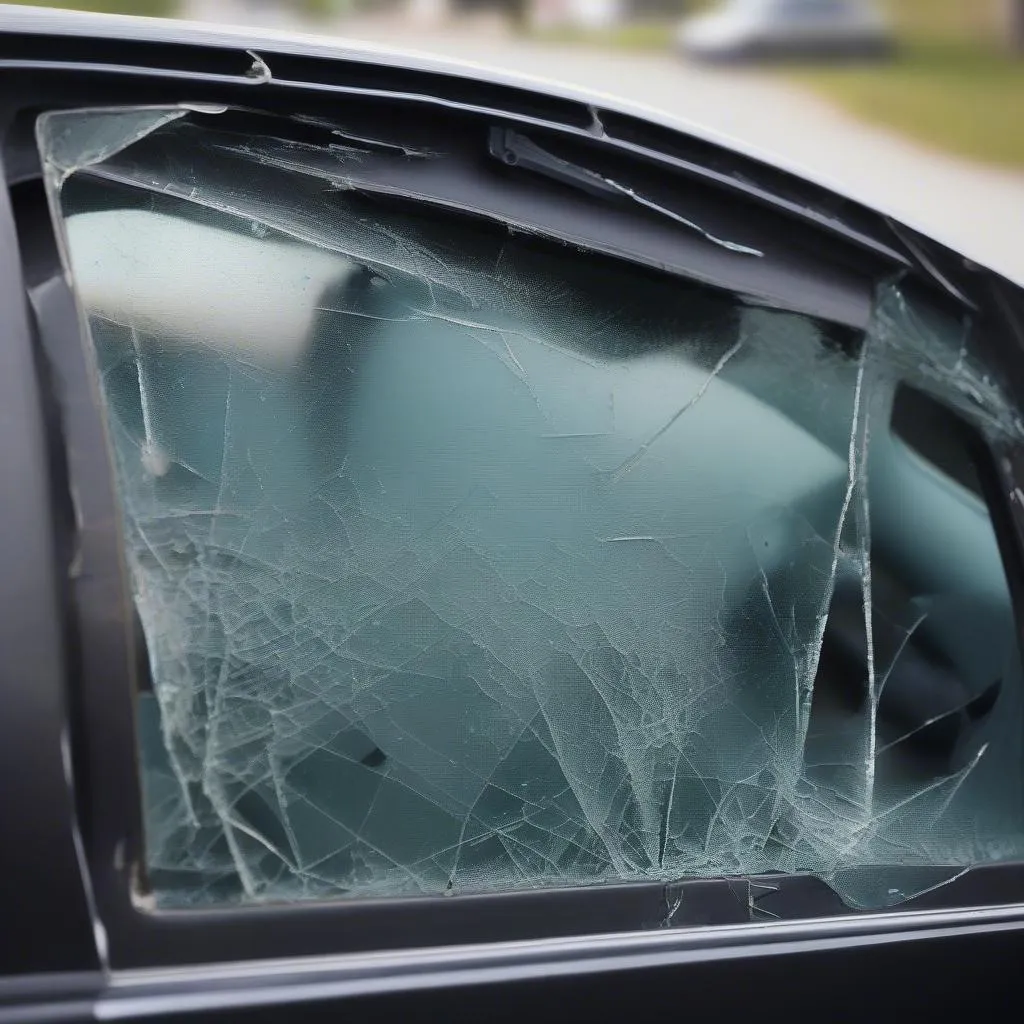 Broken Car Window