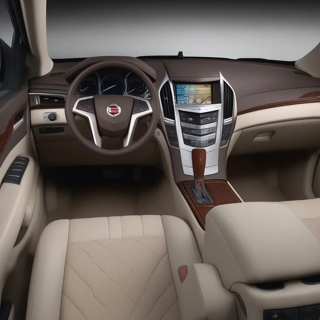 cadillac srx interior