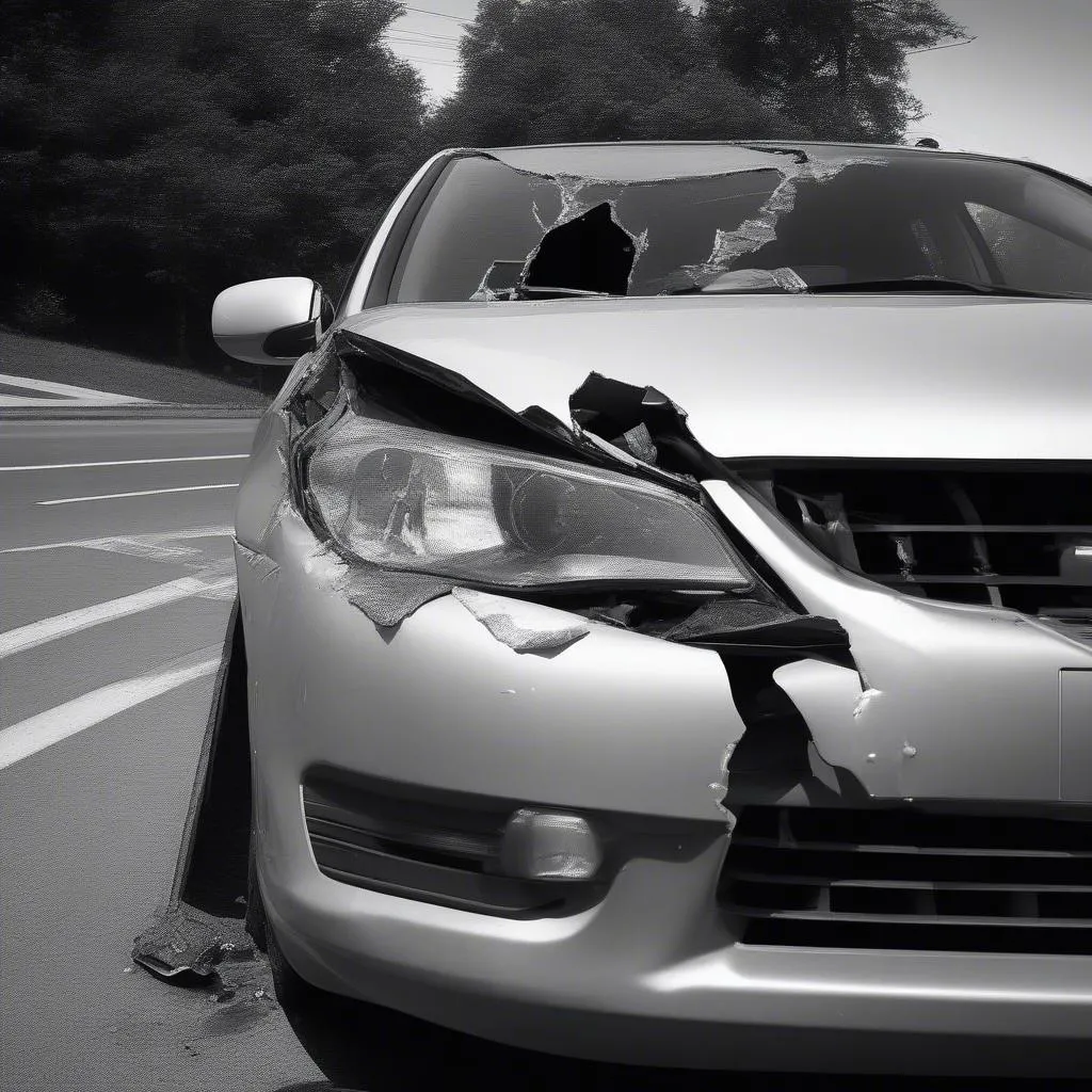 Car accident damage