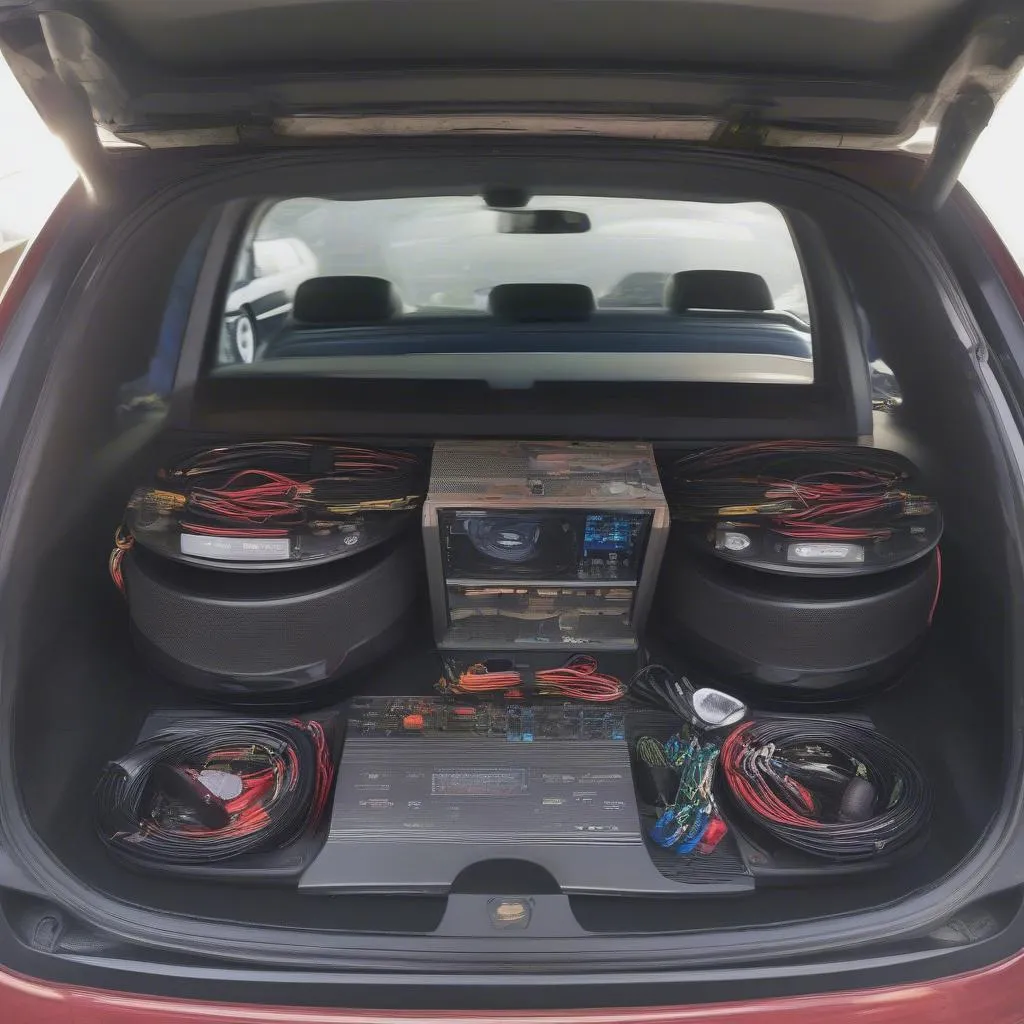 car audio system installation