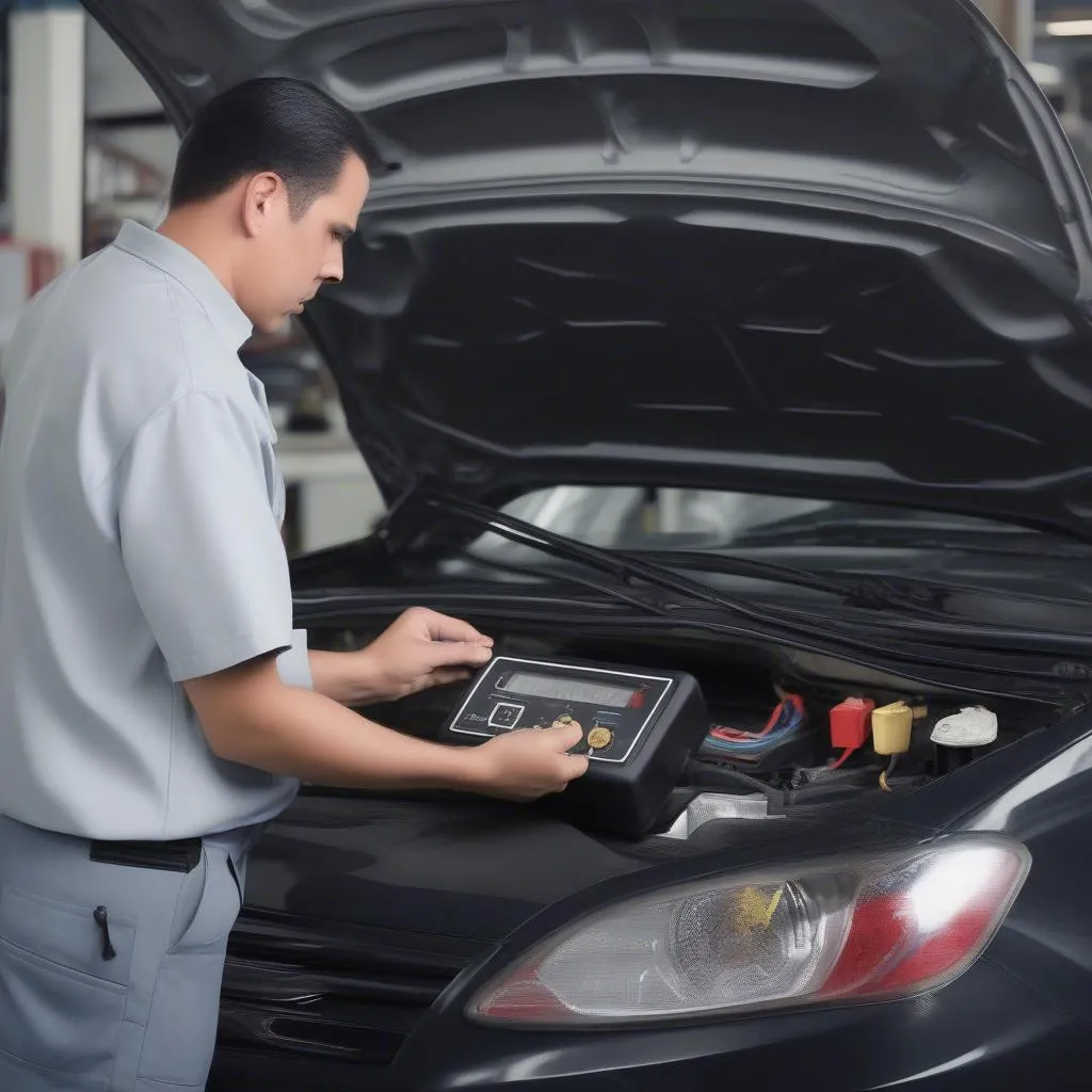 Checking a Car Battery