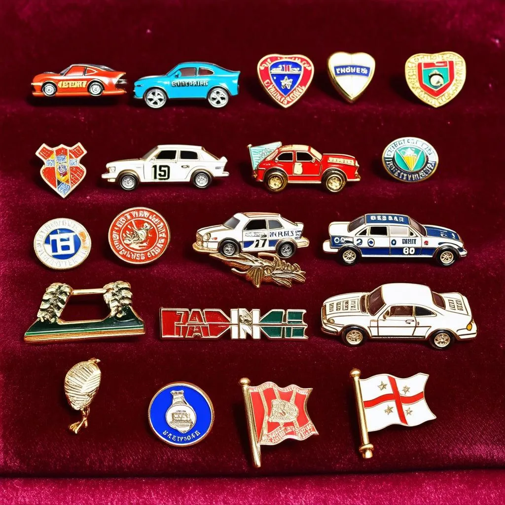 Variety of Car Brooches