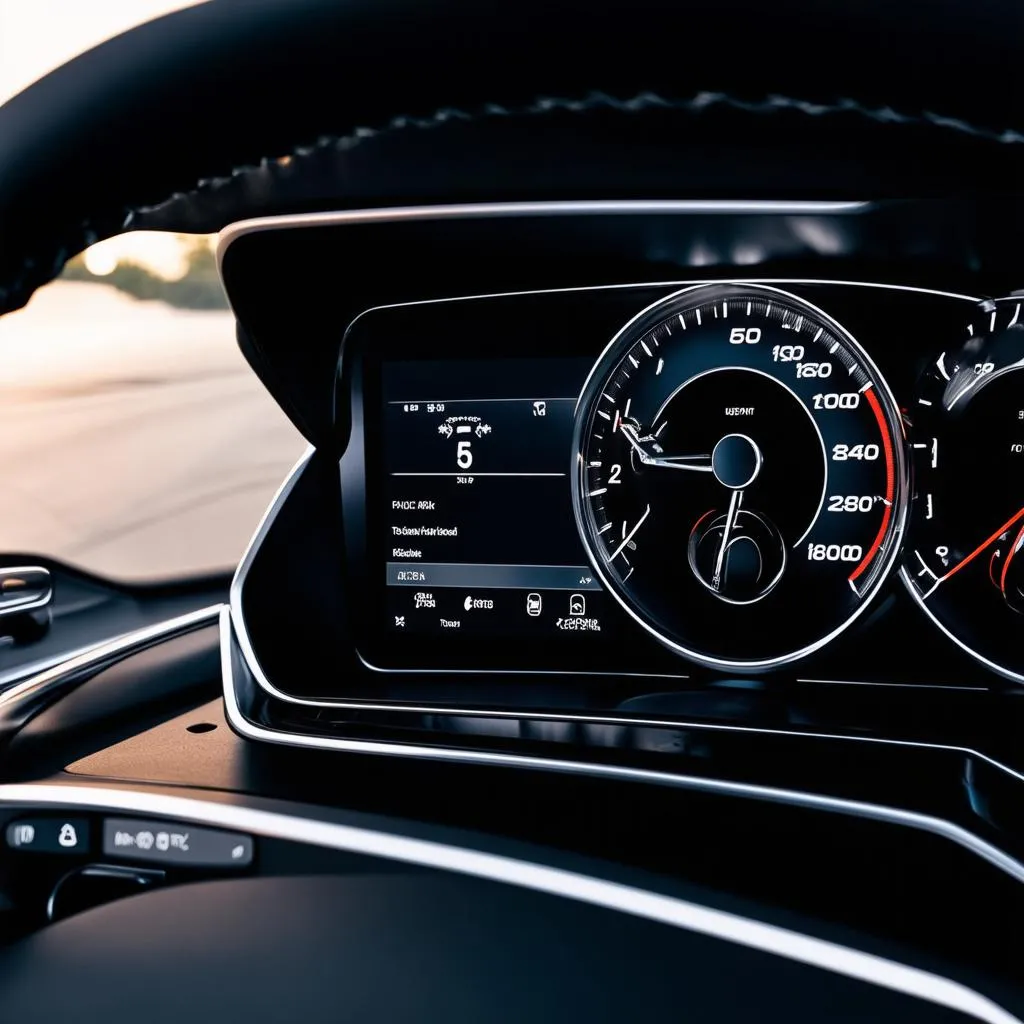 Modern Car Dashboard