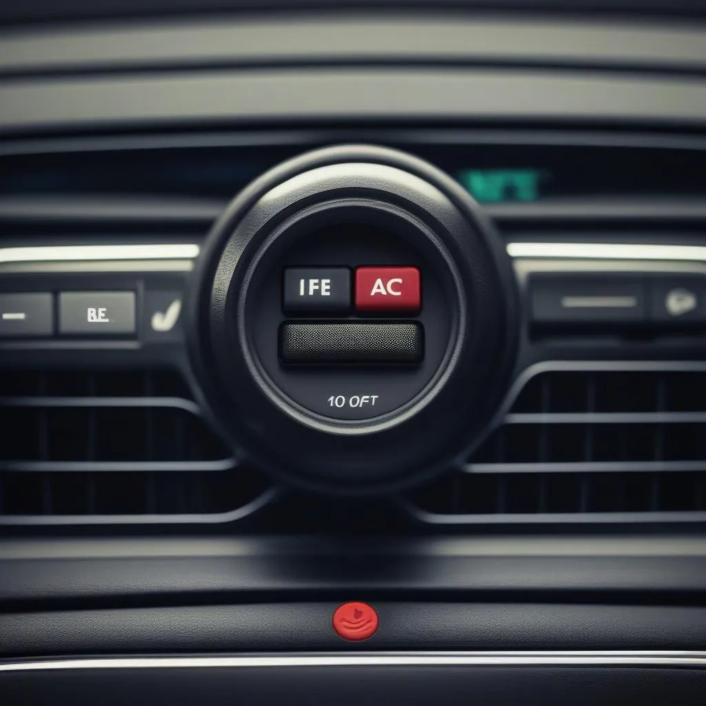 Car Dashboard AC Button