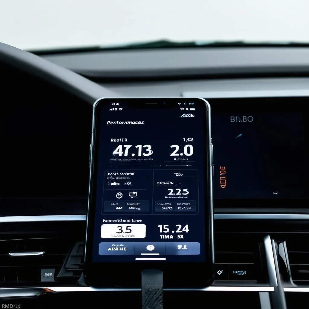 Car Dashboard with Performance App