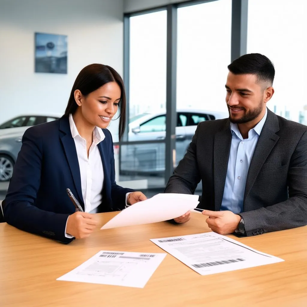 Car Dealership Finance Office