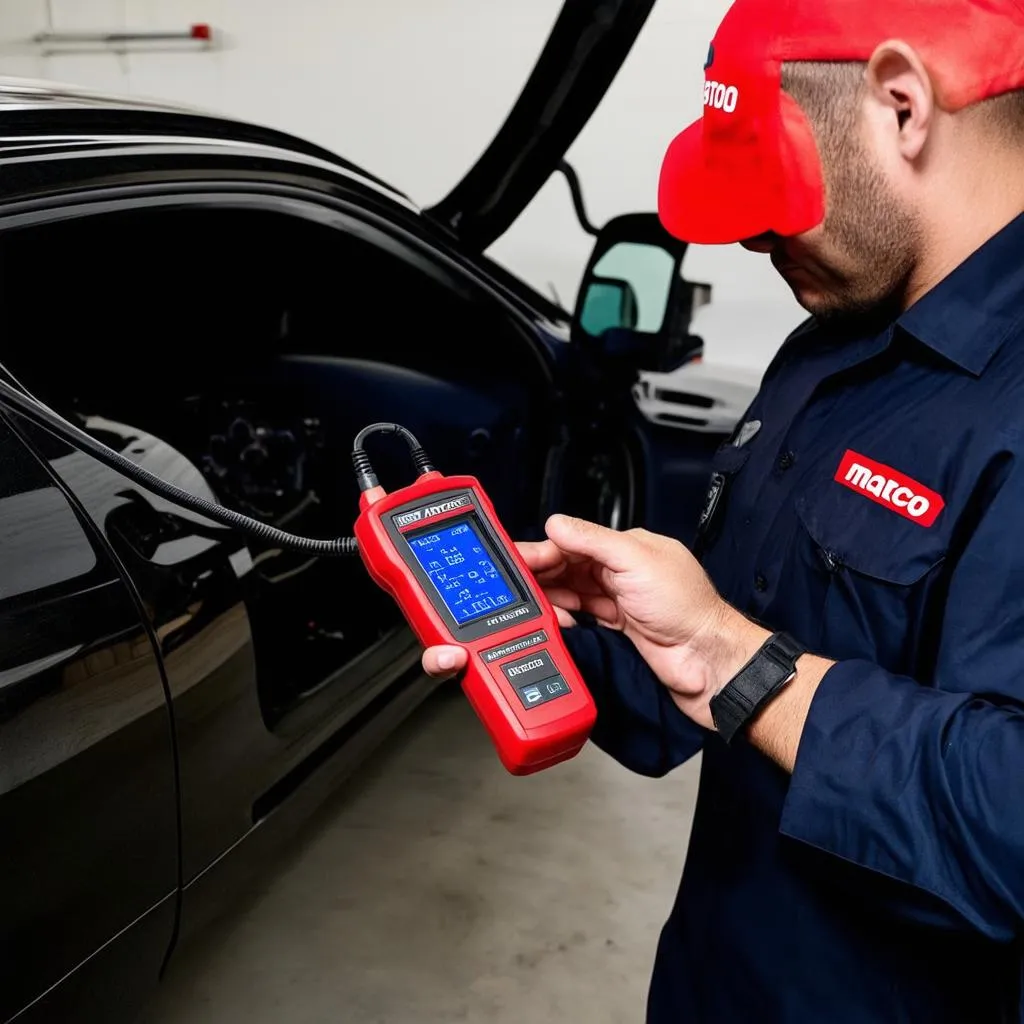 Car Diagnostics using Matco Tools MPS700