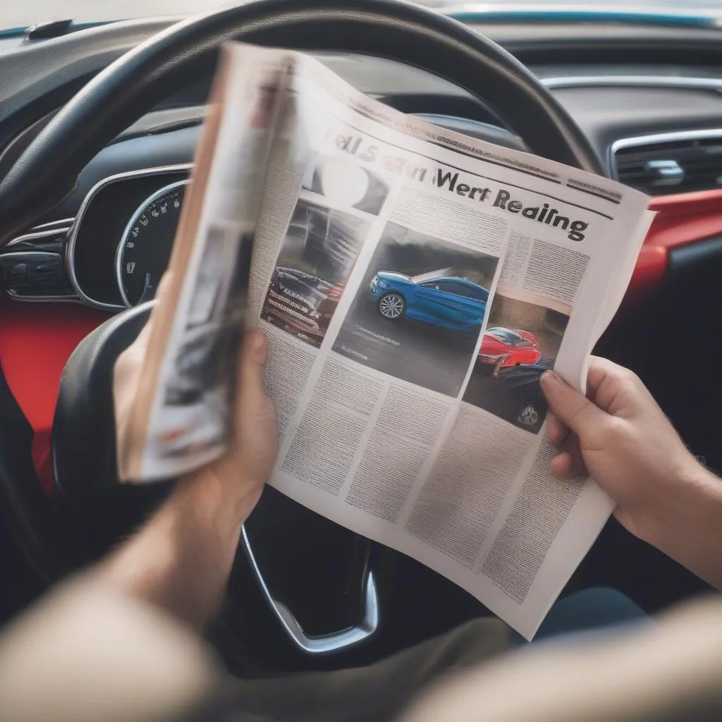 Car Enthusiast Reading