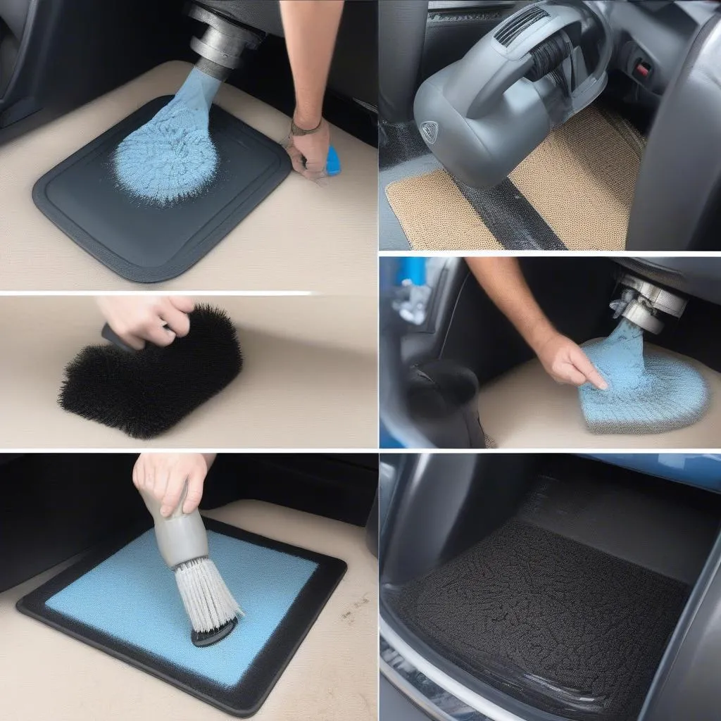 Car Floor Mat Cleaning