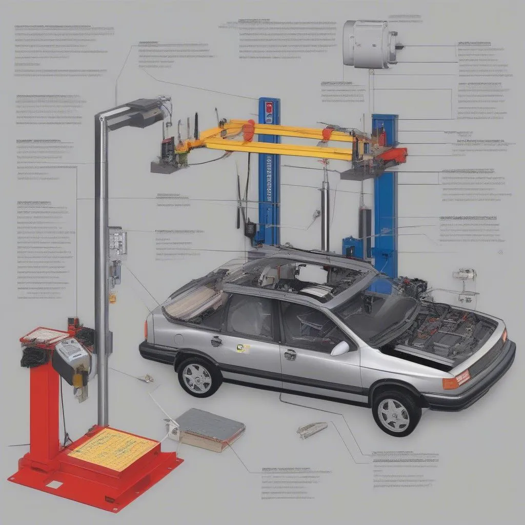 car lift components