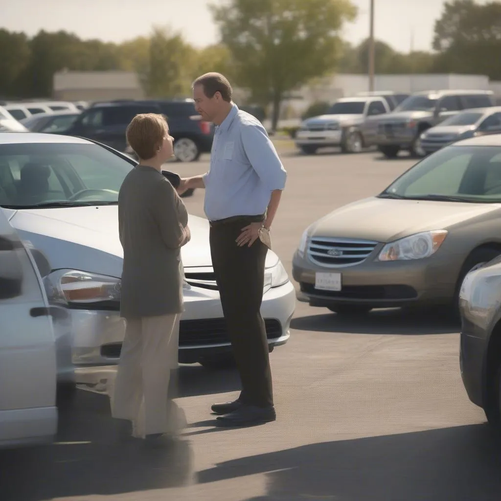 Car Lot Customer Interaction