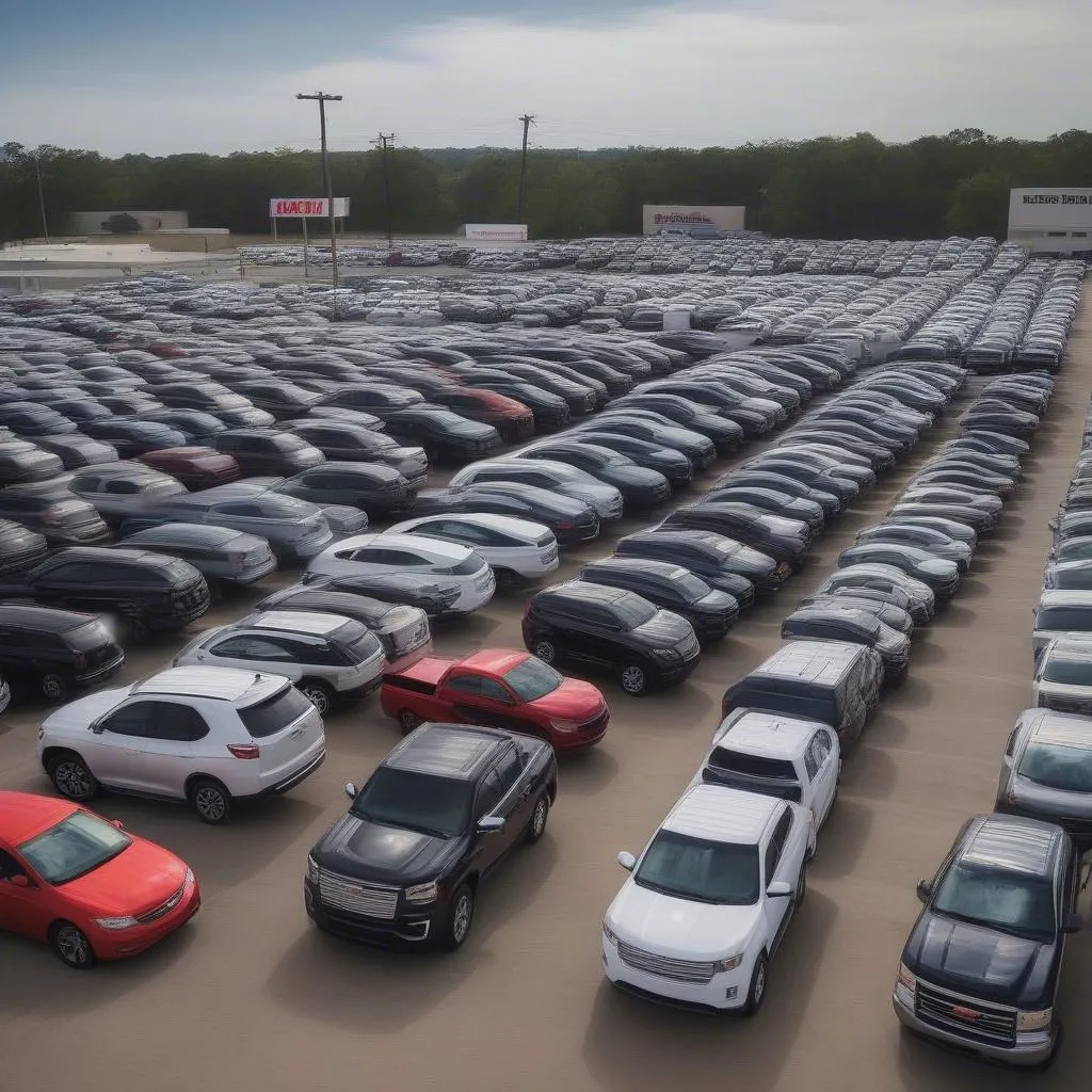 Car Lot in Orange, Texas