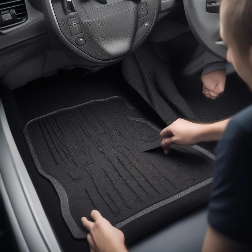 Installing Car Mats