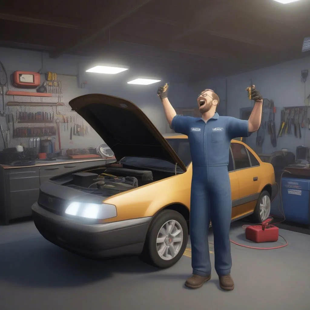 Success Using an OBD Scanner in Car Mechanic Simulator 2015