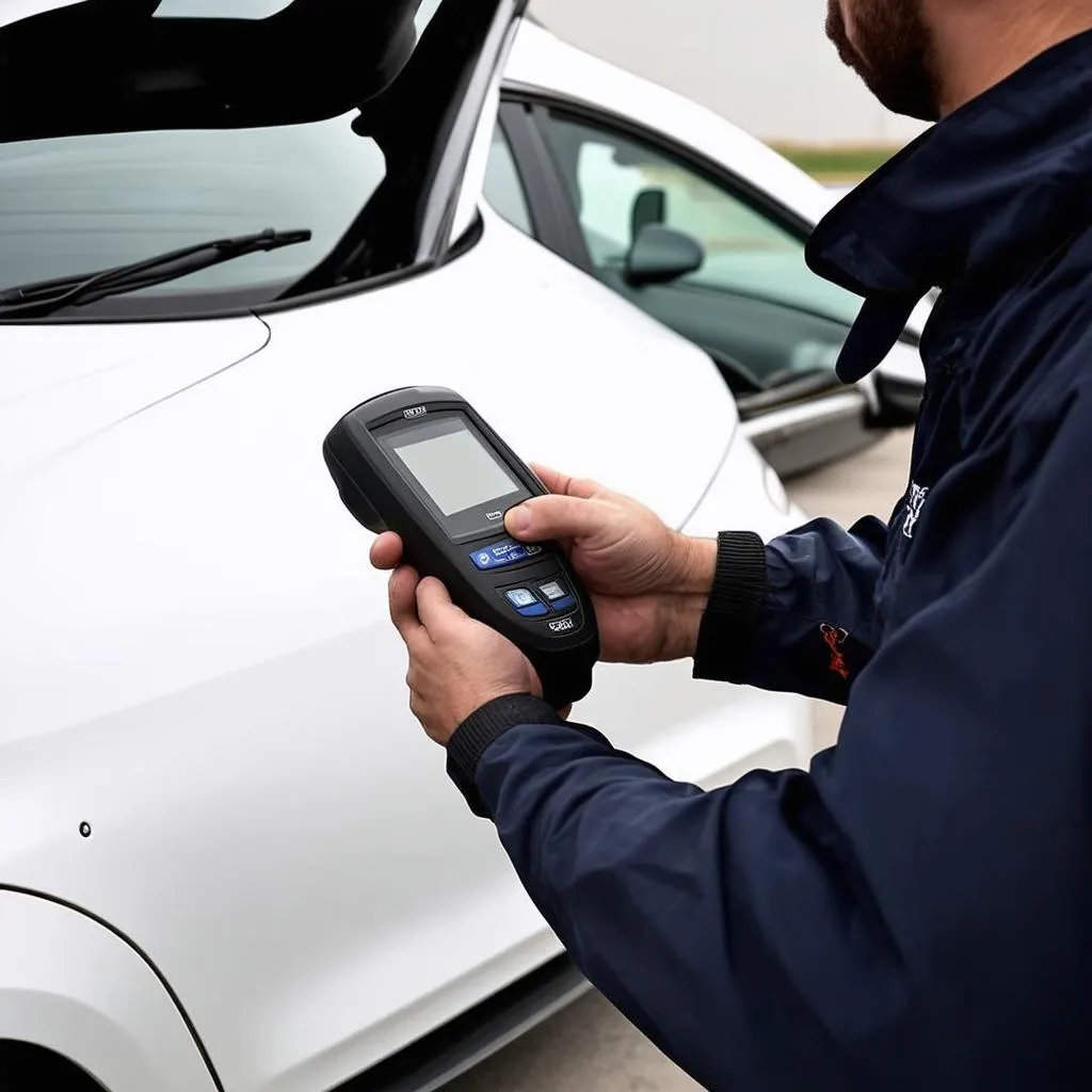 Car Mechanic using Scanner