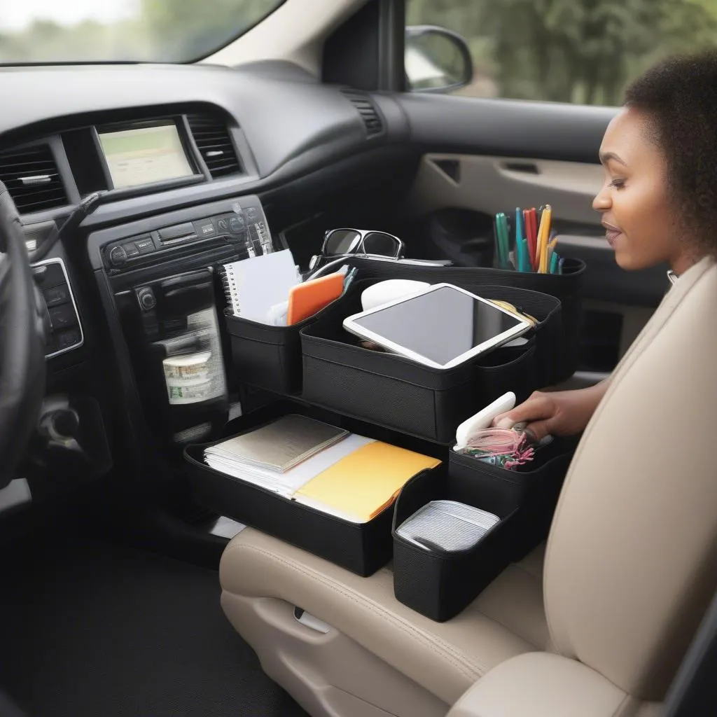 Car office organizers for organized car