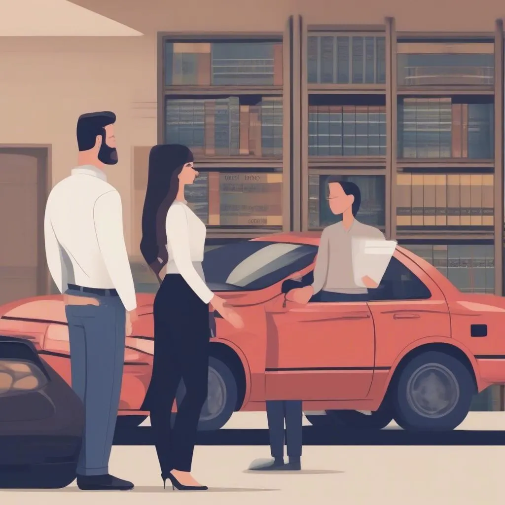 Car Owner Consulting a Lawyer