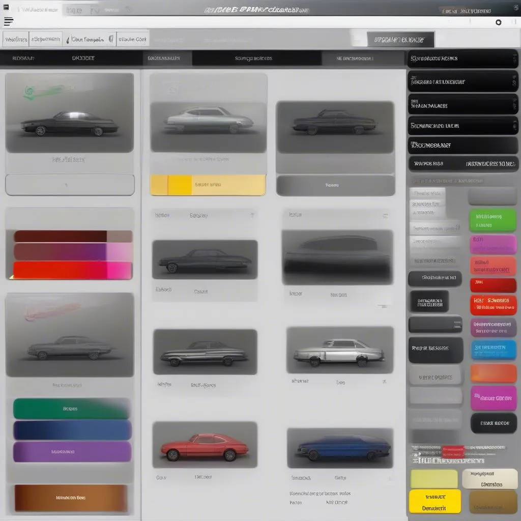 Car Paint Simulator Interface