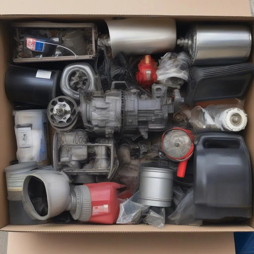 Car Parts Donation Box