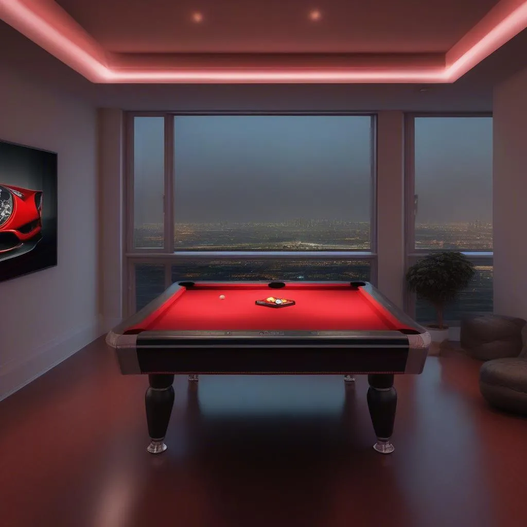 Ferrari Car Pool Table