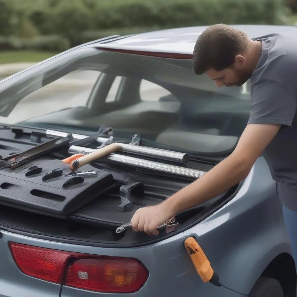 Car Rack Installation