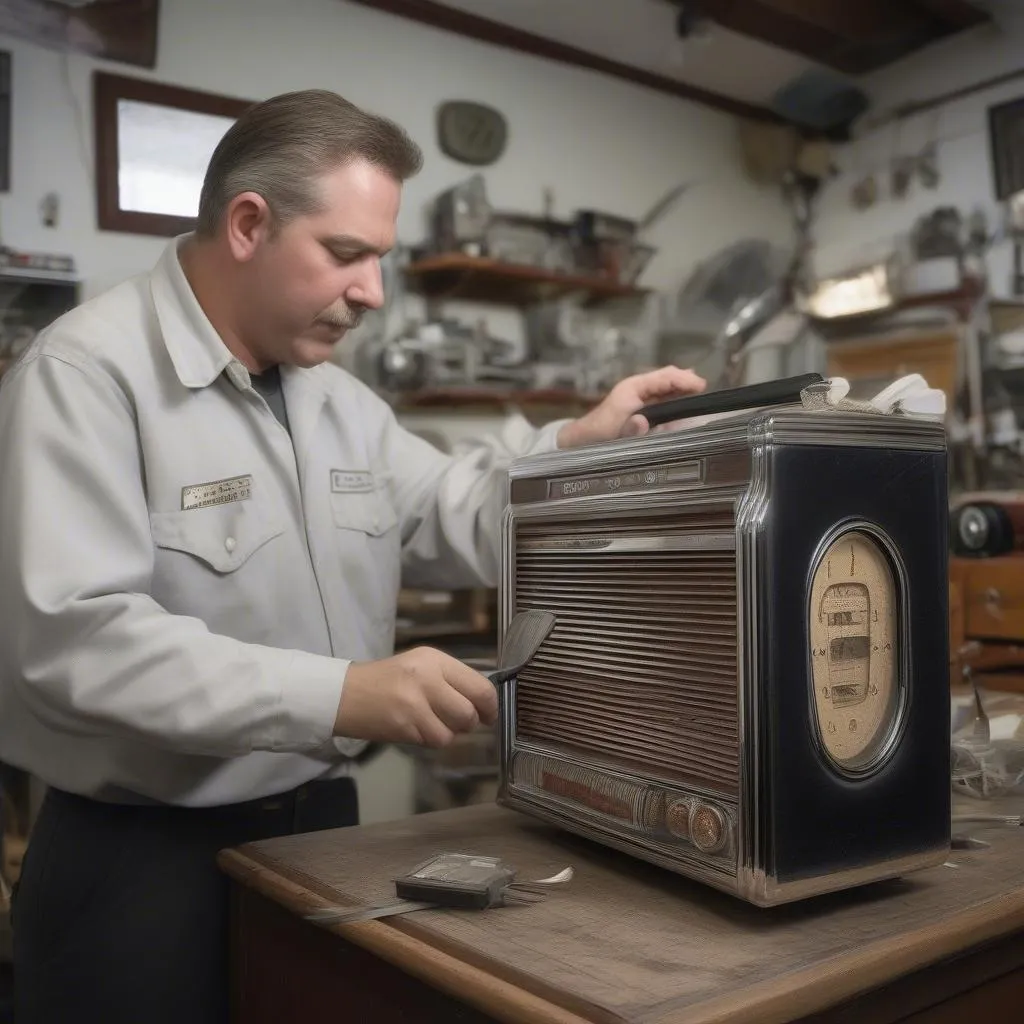 classic car radio restoration