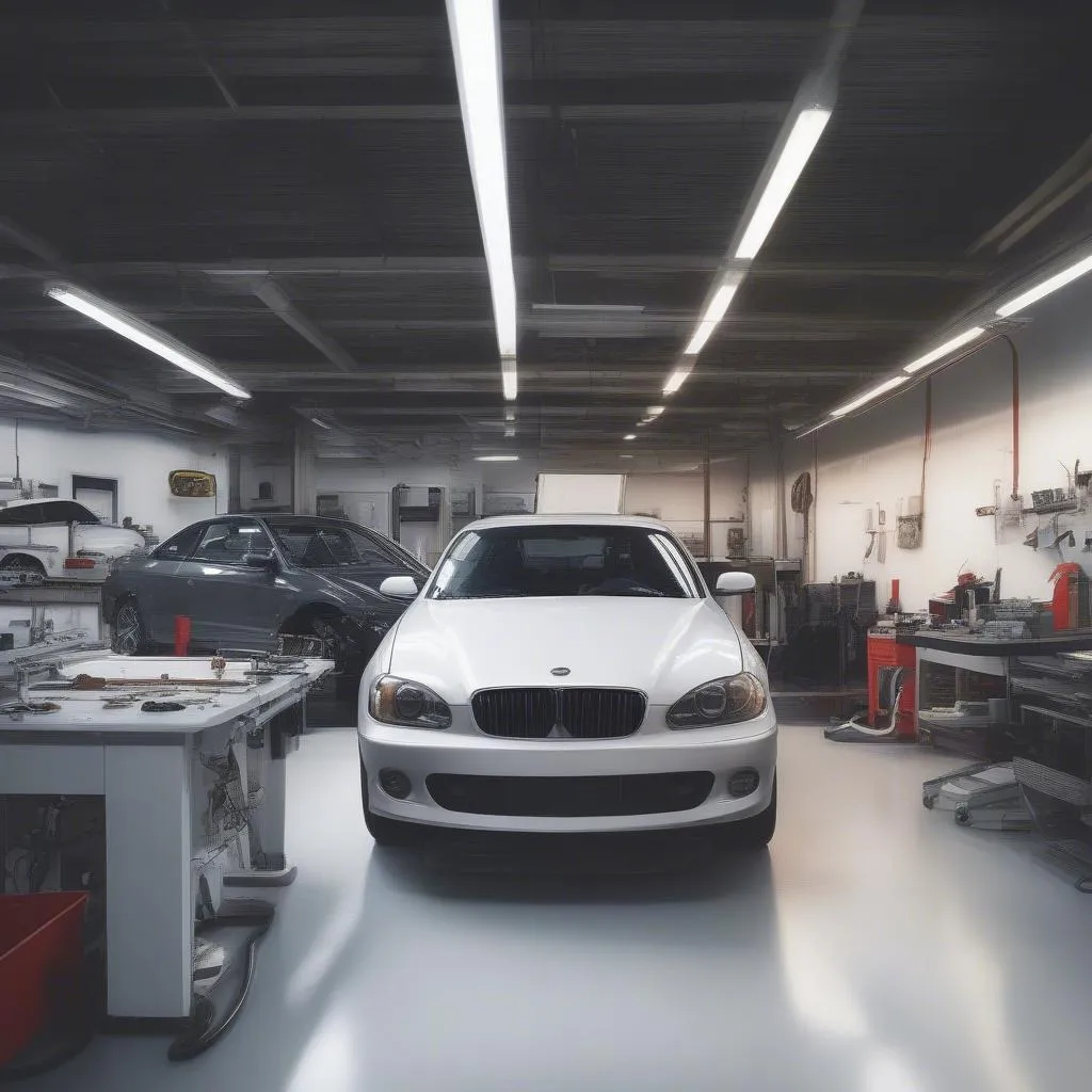 Car Repair Shop Interior