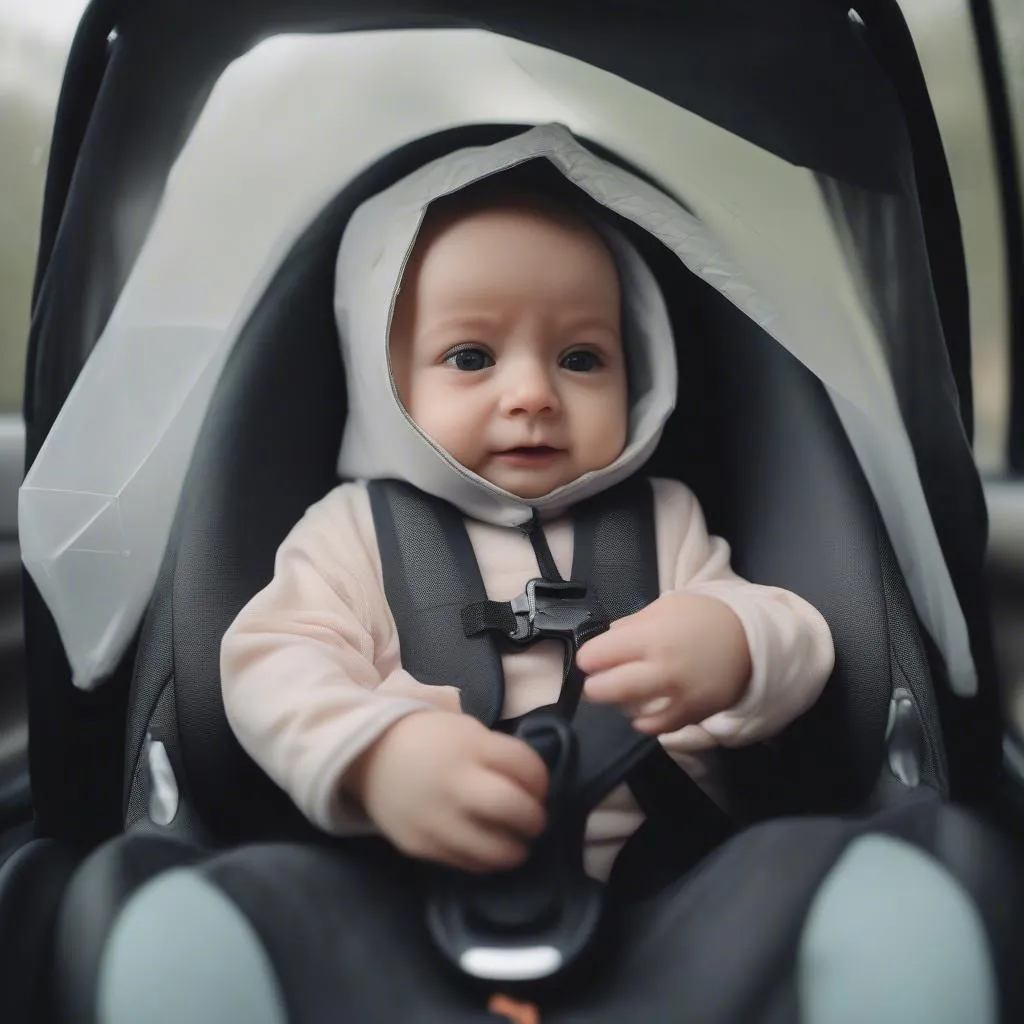 car seat canopy rain protection