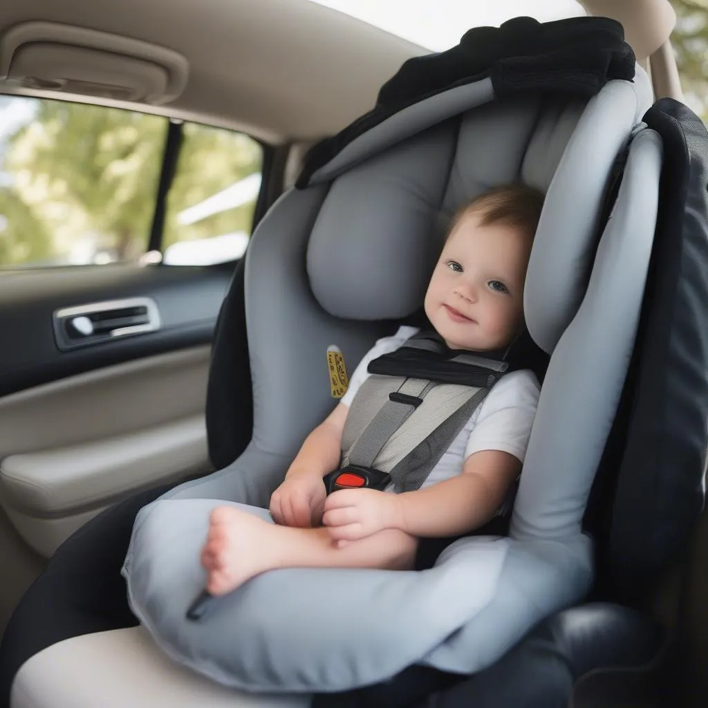 Car Seat Sun Shield for UV Protection