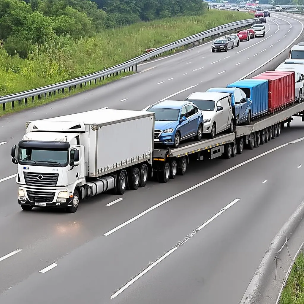 Car transport truck