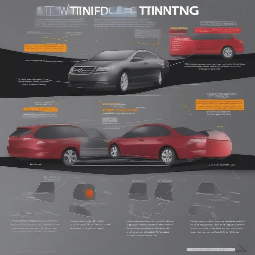 Car window tinting process