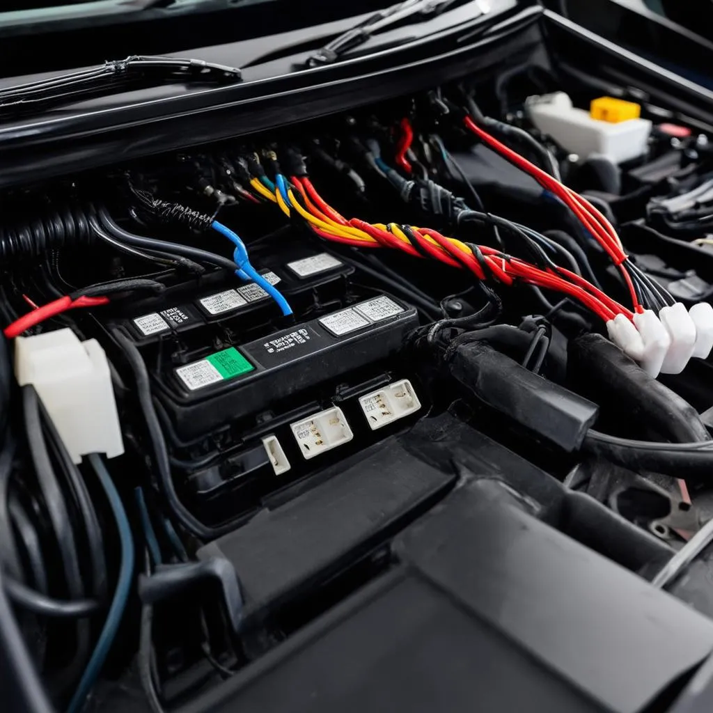 Complex Car Wiring Harness