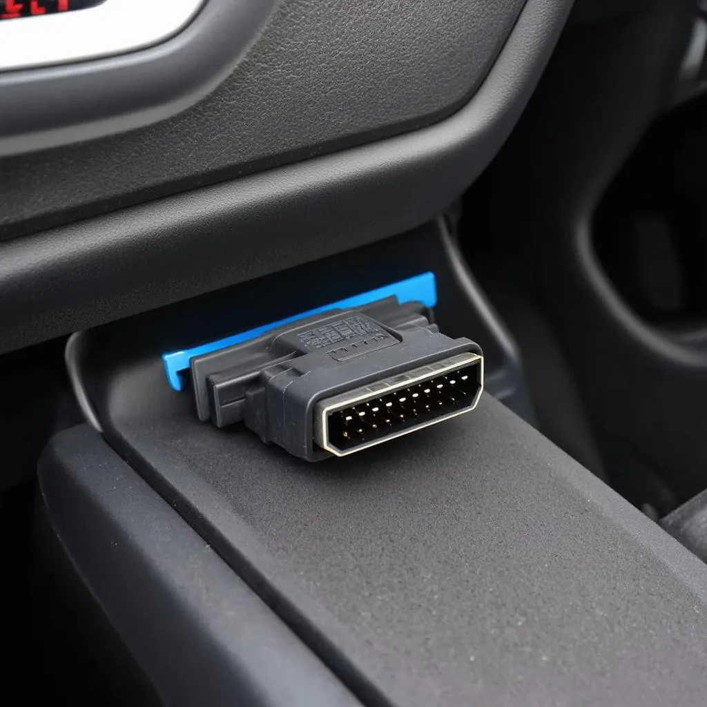 car-with-obd-ii-port