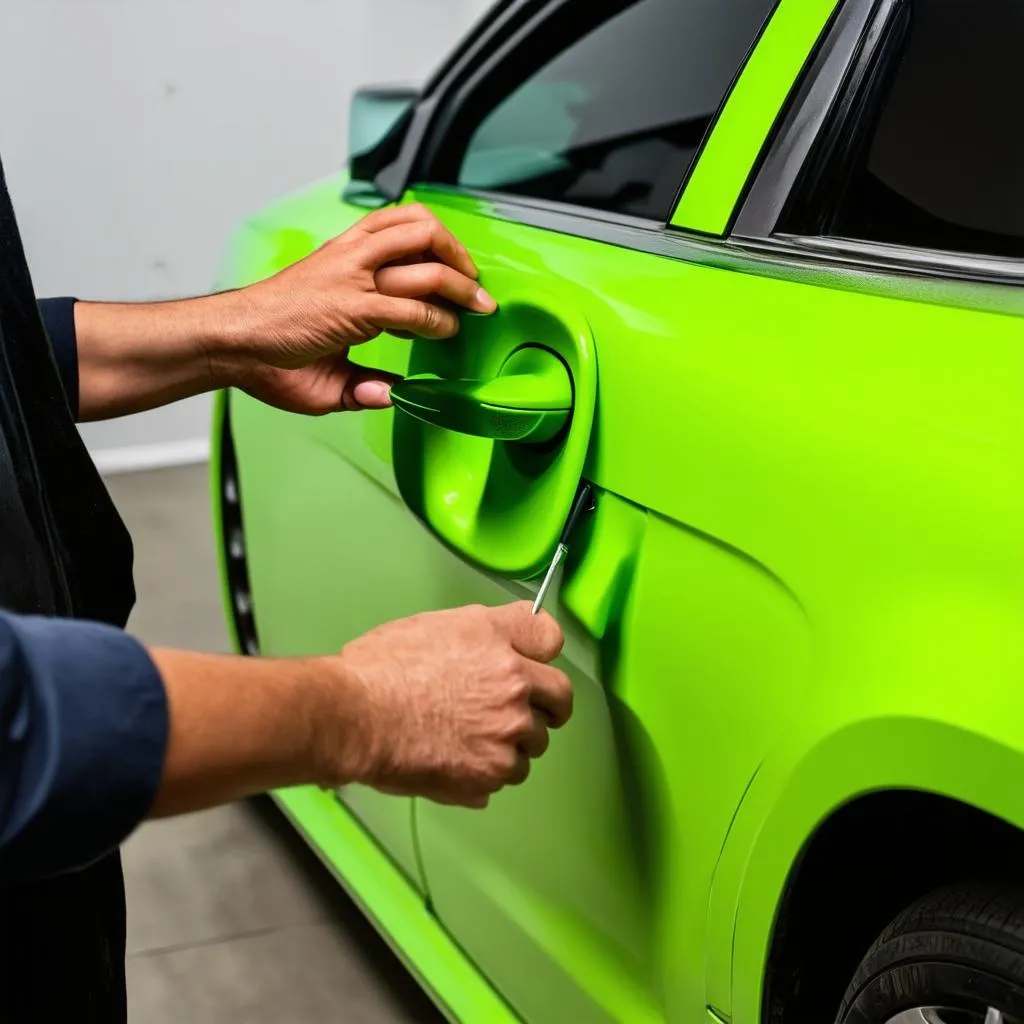 Car Wrap Installation