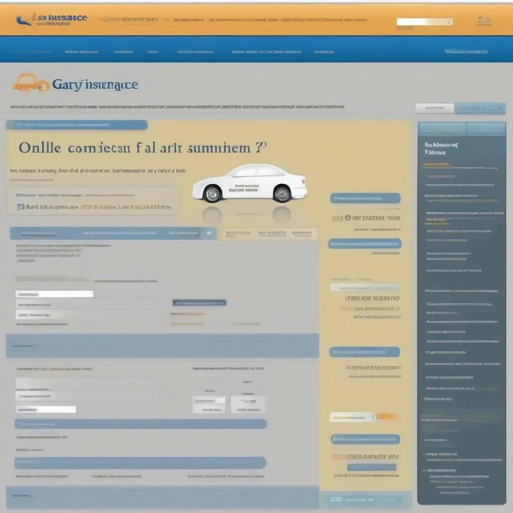 Car insurance comparison website in Gary