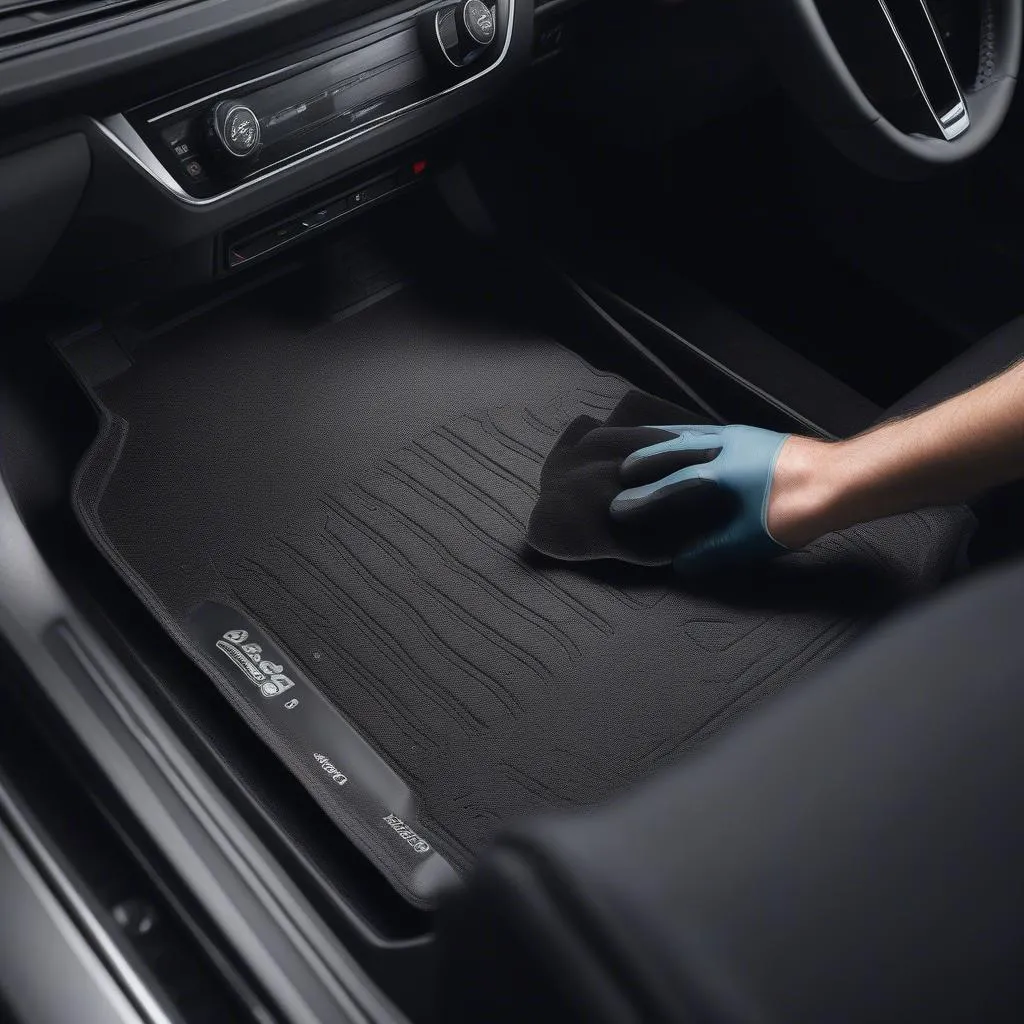 Installing car mats