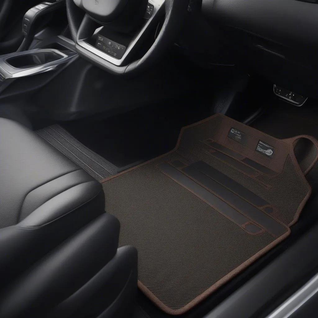 Car placemats for a clean interior