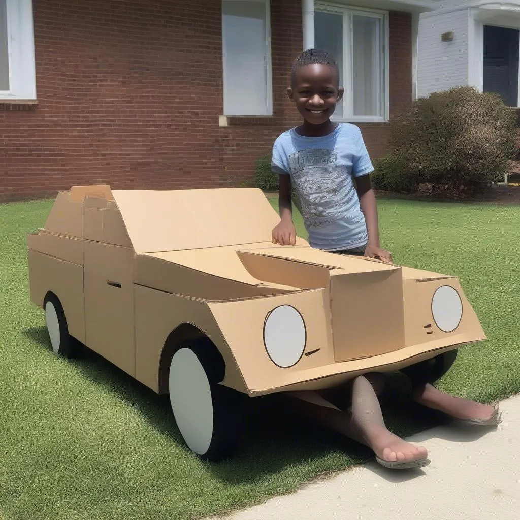 Cardboard Cutout of a Car: A Fun DIY Project for Kids and Adults Alike