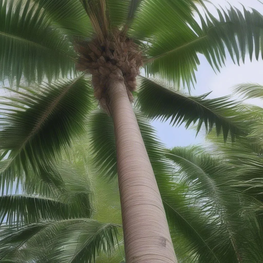 Carnauba palm tree