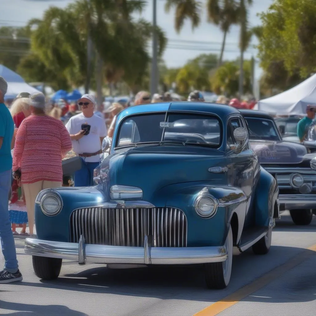 Car Show on Dearborn Street Englewood FL