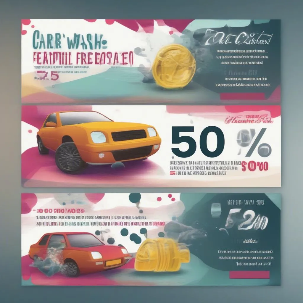 Car wash discount voucher