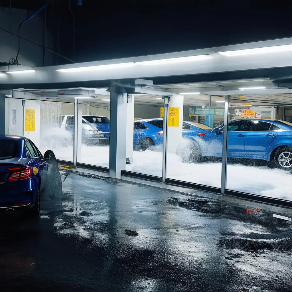 Modern Car Wash Exterior