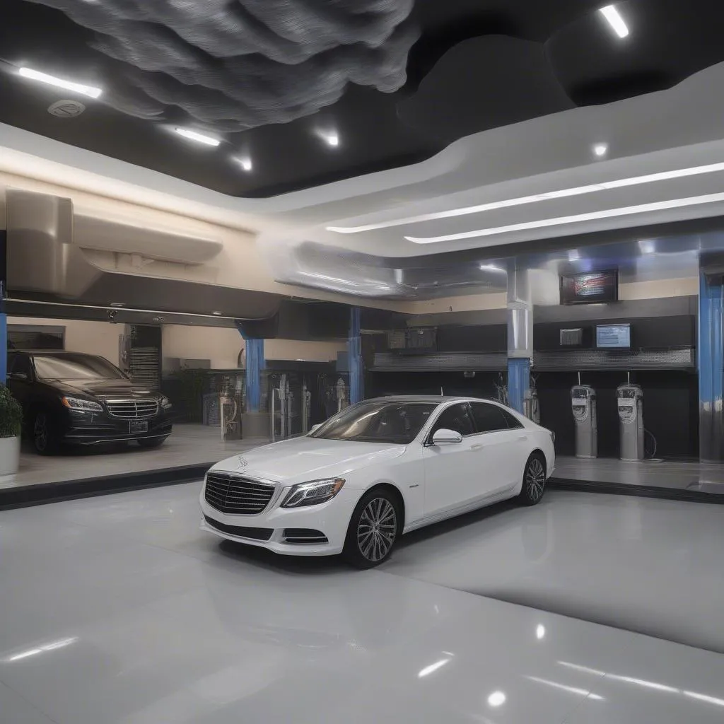 Luxury Car Wash Interior