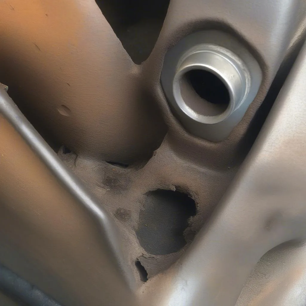 Damaged Catalytic Converter