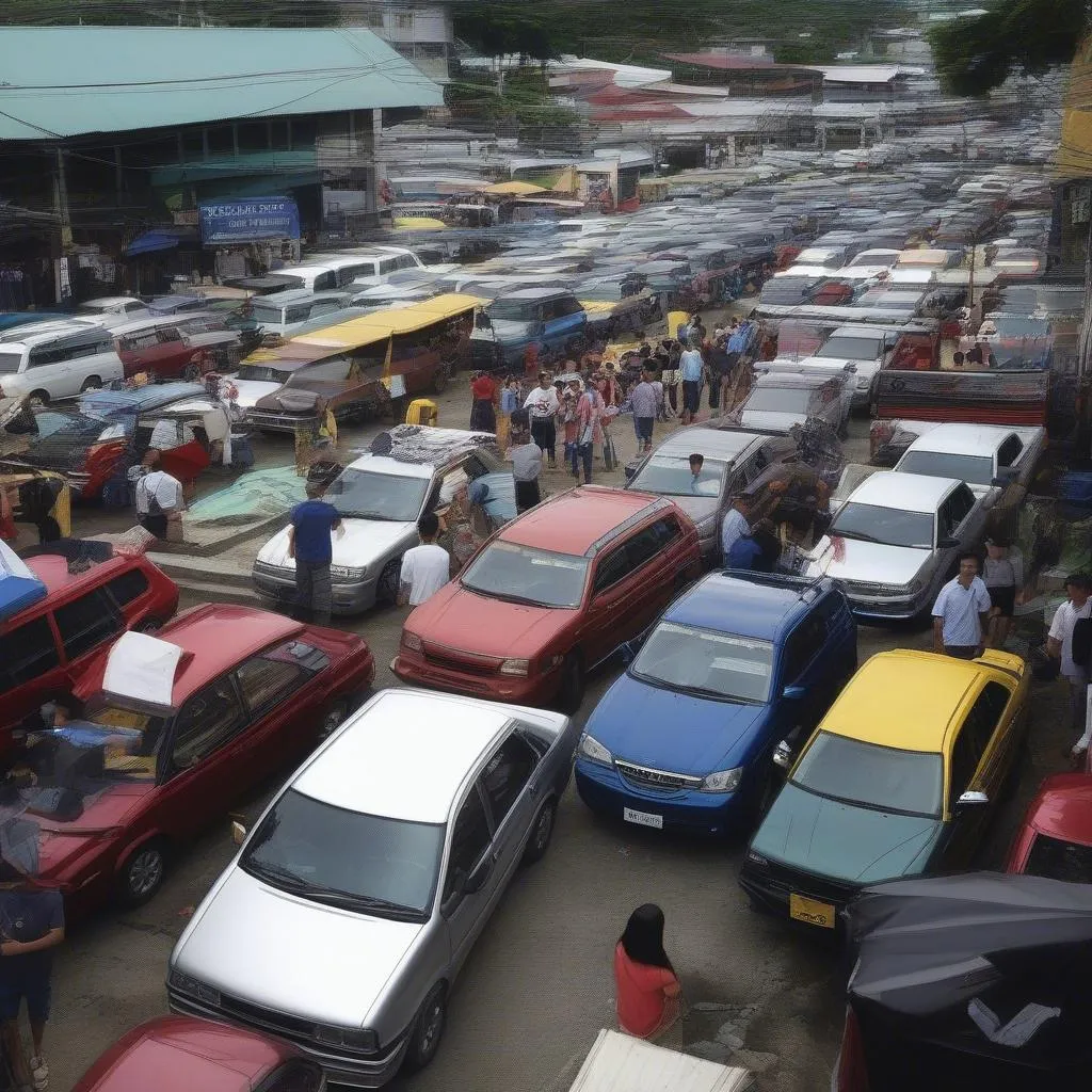 Used car market in Cebu