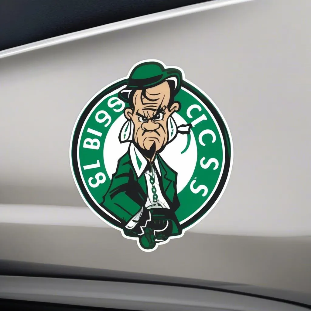 Celtics car decal