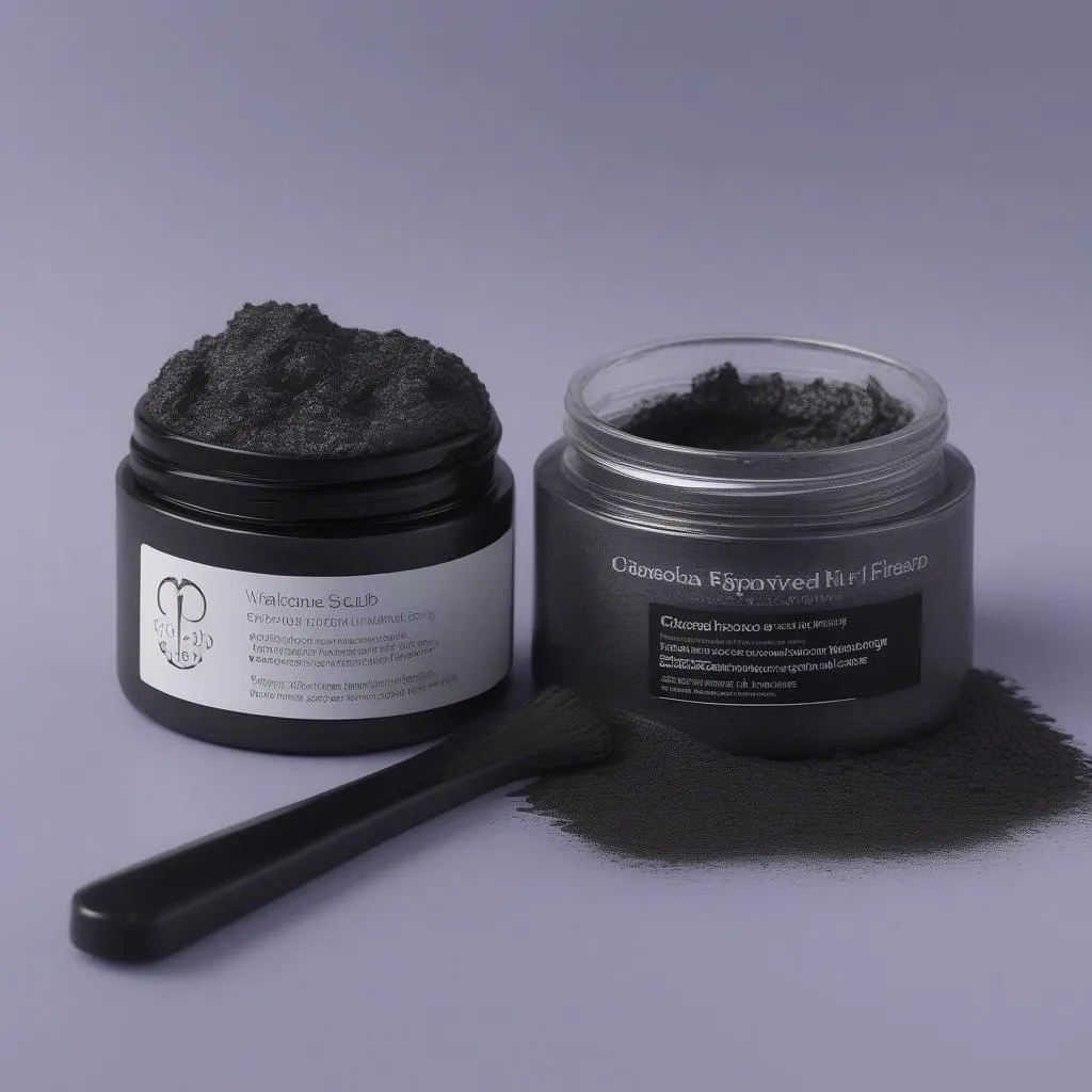 Charcoal Scrub for Exfoliating and Removing Dead Skin Cells