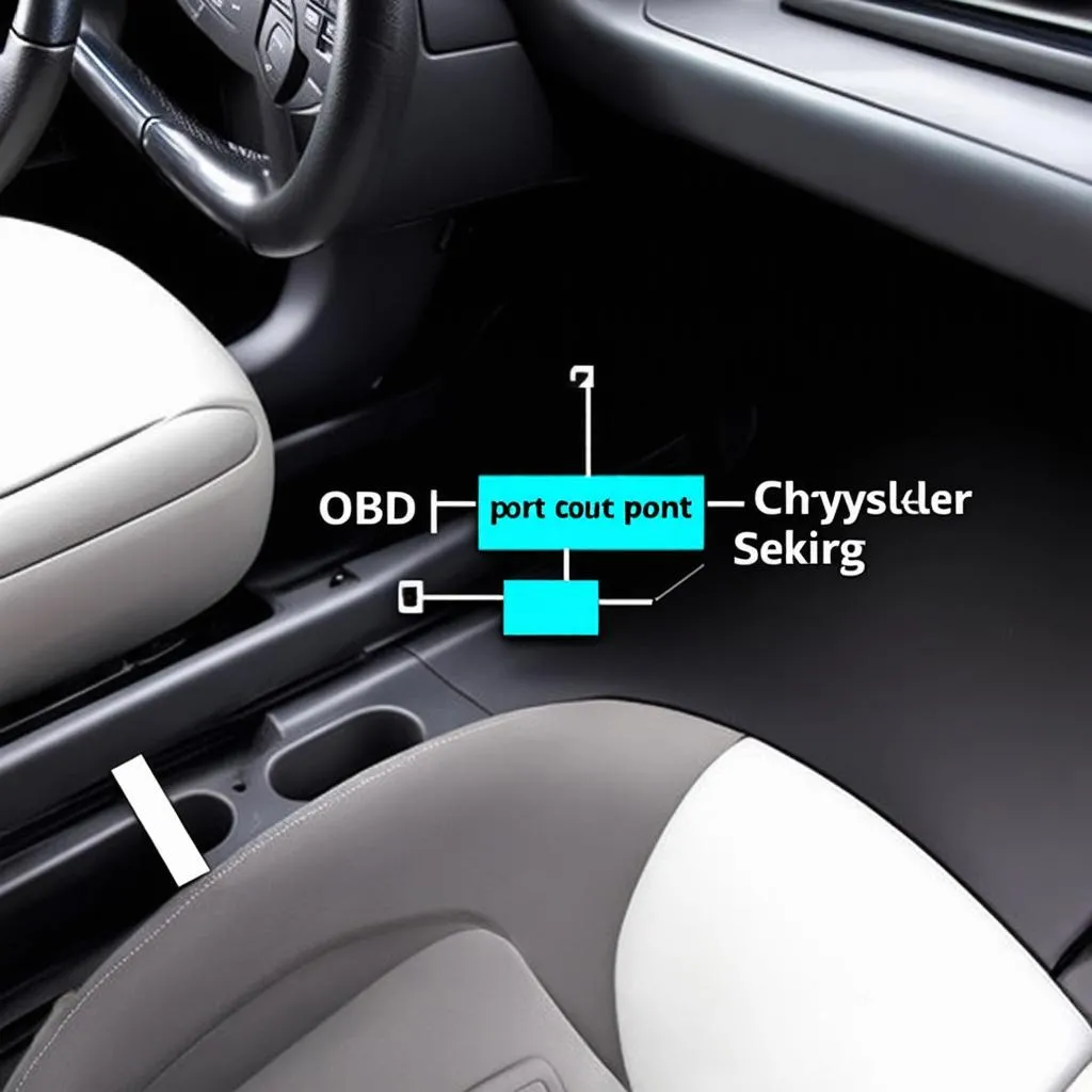 Chrysler Sebring OBD Port Location Diagram