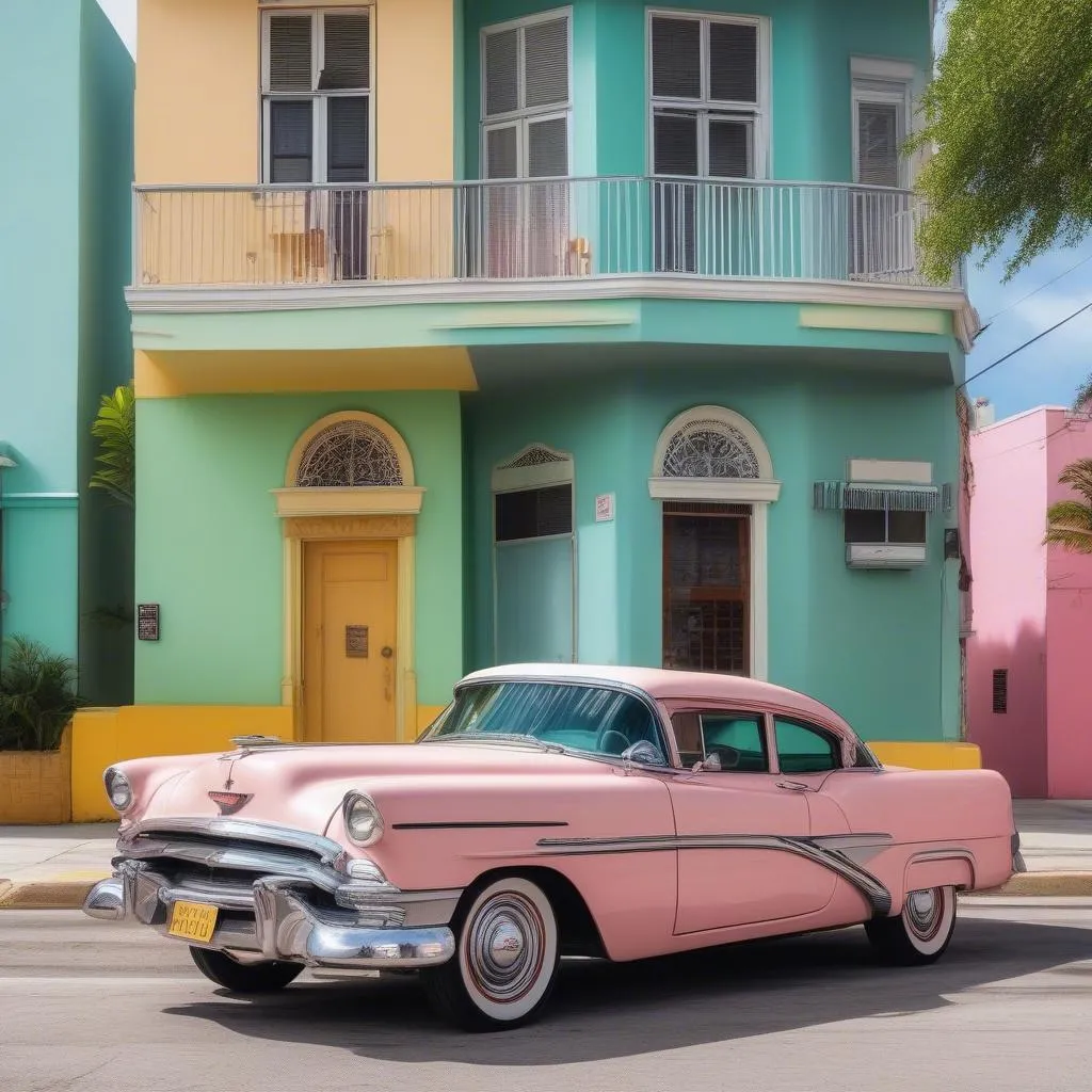 Classic Car in Little Havana