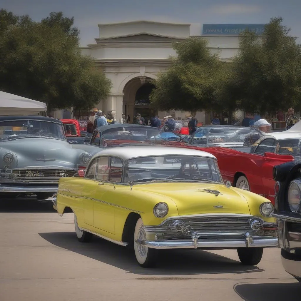 Classic Cars on Display